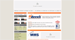 Desktop Screenshot of develiturizm.com.tr